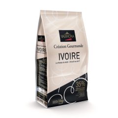 Valrhona  White Chocolate Ivoire 35% Feves  13-VC4660
