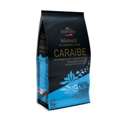 Valrhona Caraibe Dark Chocolate Feves  13-VC4654