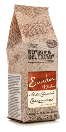 Republica del Cacao Milk 40% Ecuador 5.5 lbs