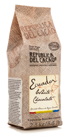 Republica del Cacao White Couverture #13-VC18843 5.5 lbs