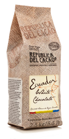 Republica del Cacao White Couverture #13-VC18843 5.5 lbs